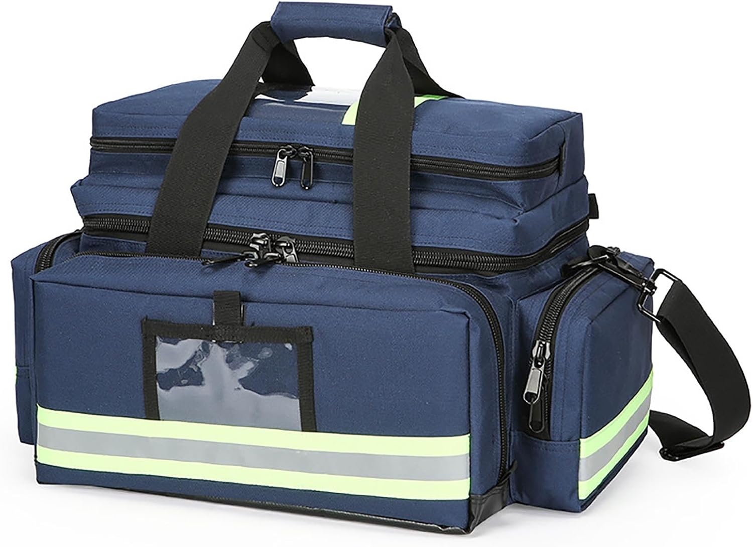 First Responder Bag, Nurse Supply with Shoulder Strap Trauma Backpack Emergency for Home Visit, Health Care, Hospice, Travel, or Event