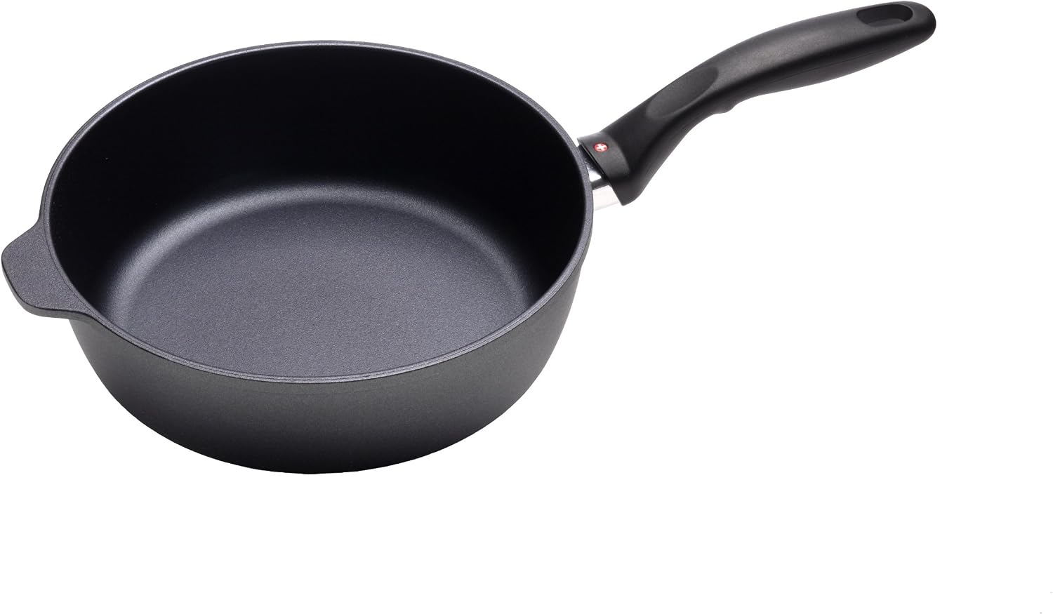 Swiss Diamond 10.25' (3.8 Qt) Saute Pan HD Nonstick Diamond Coated Aluminum Dishwasher Safe and Oven Safe Grey