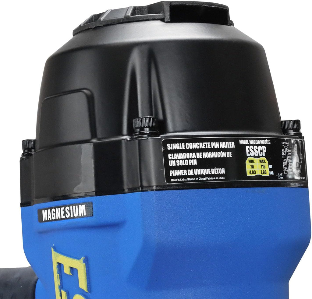 Estwing ESSCP Pneumatic 3' Single Pin Concrete Nailer with 1/4' NPT Industrial Swivel Fitting and Bag