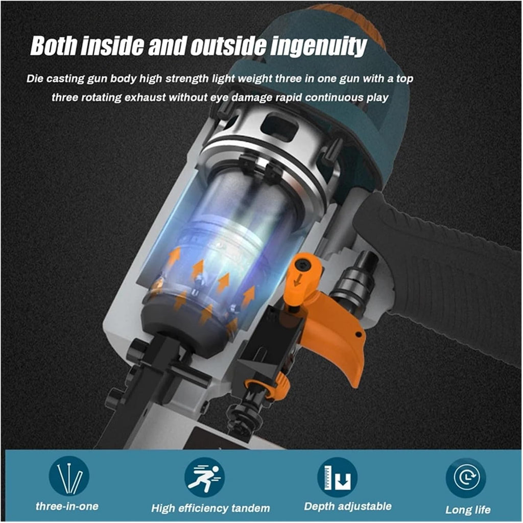 finish nailer, T50 F50 K440 Air Nailer Carenter Pneumatic Nail Tool Air Brads Nailer Depth Ergonomic And Light Adjustment,nail gun for trim