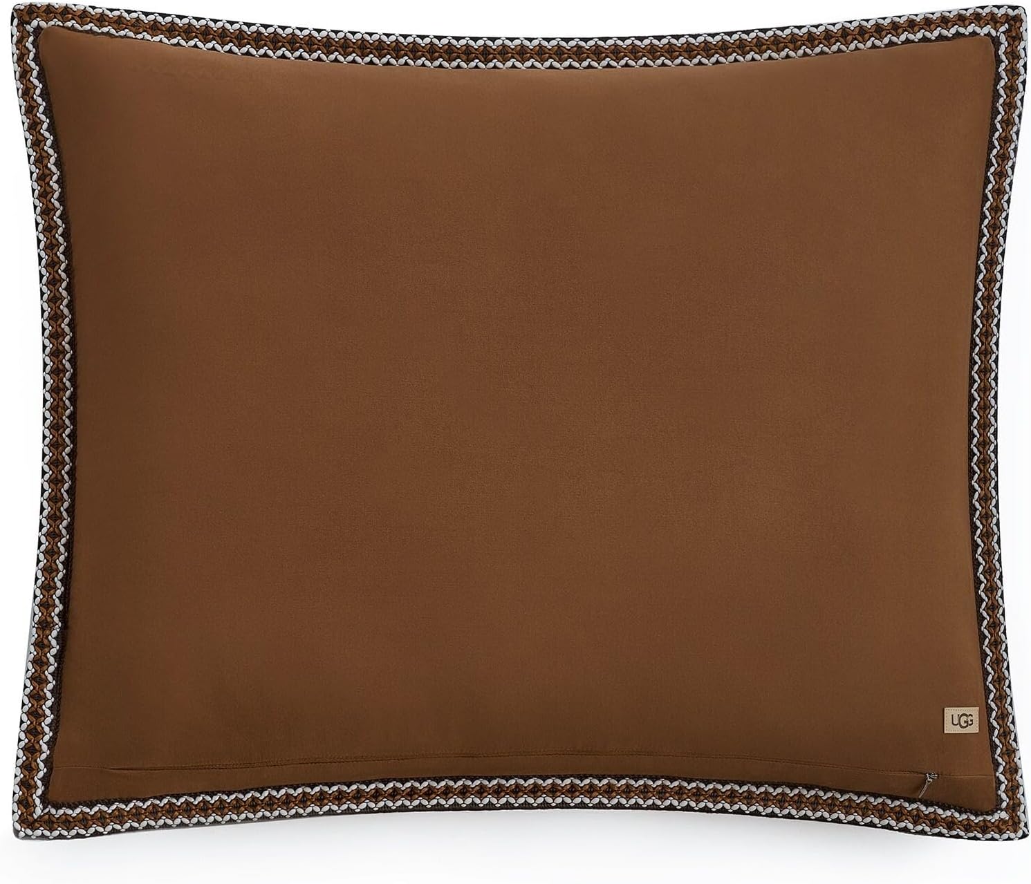UGG Braid King Size Quilt Set – 3 Piece King Quilt Bedding Set with 2 Shams, Soft Lightweight Bedspread Coverlet for Home & Bedroom, Chestnut Brown (Devon)