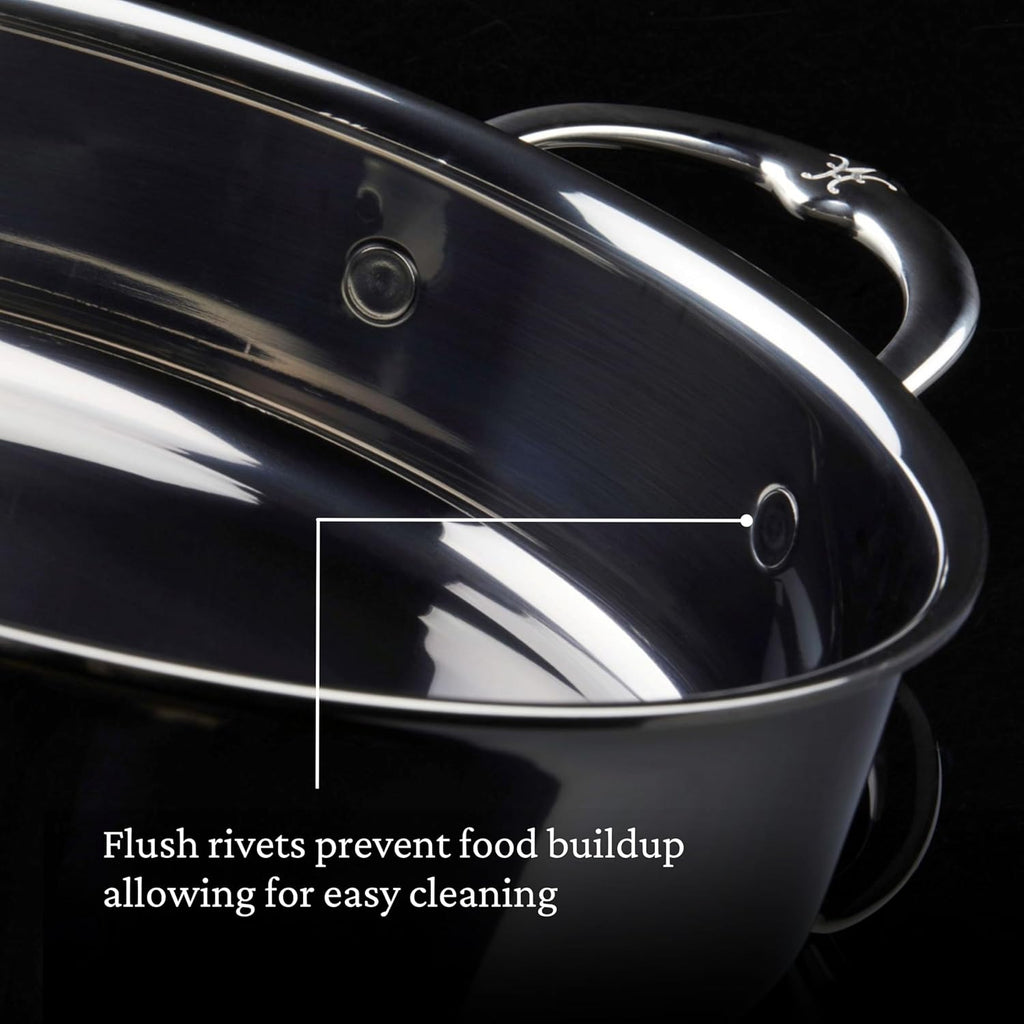 Hestan - NanoBond Collection - Stainless Steel Titanium Sauté Pan, Induction Cooktop Compatible, 5 Quart