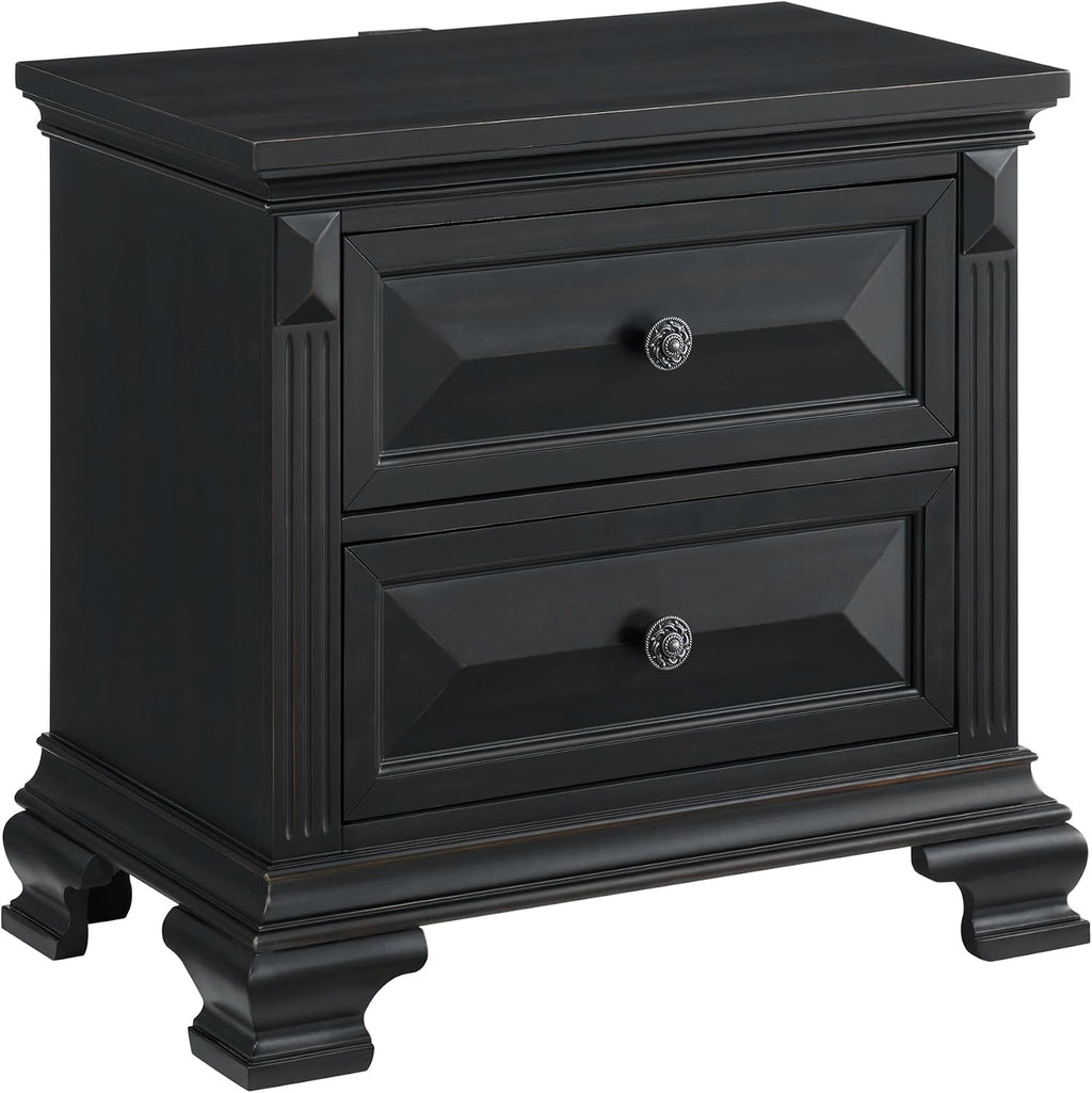 Picket House Furnishings Sumner King Panel 5PC Bedroom Set in Black