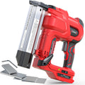DIYtoolifz 18GA Cordless 2' Brad Nailer Compatible with Milwaukee 18V (Tool Only), 2-in-1 Nail/Staple Gun, Tool-Free Jam, Adjustable Depth, 2 Modes with 400 Nails/Staples for Woodworking, Carpentry