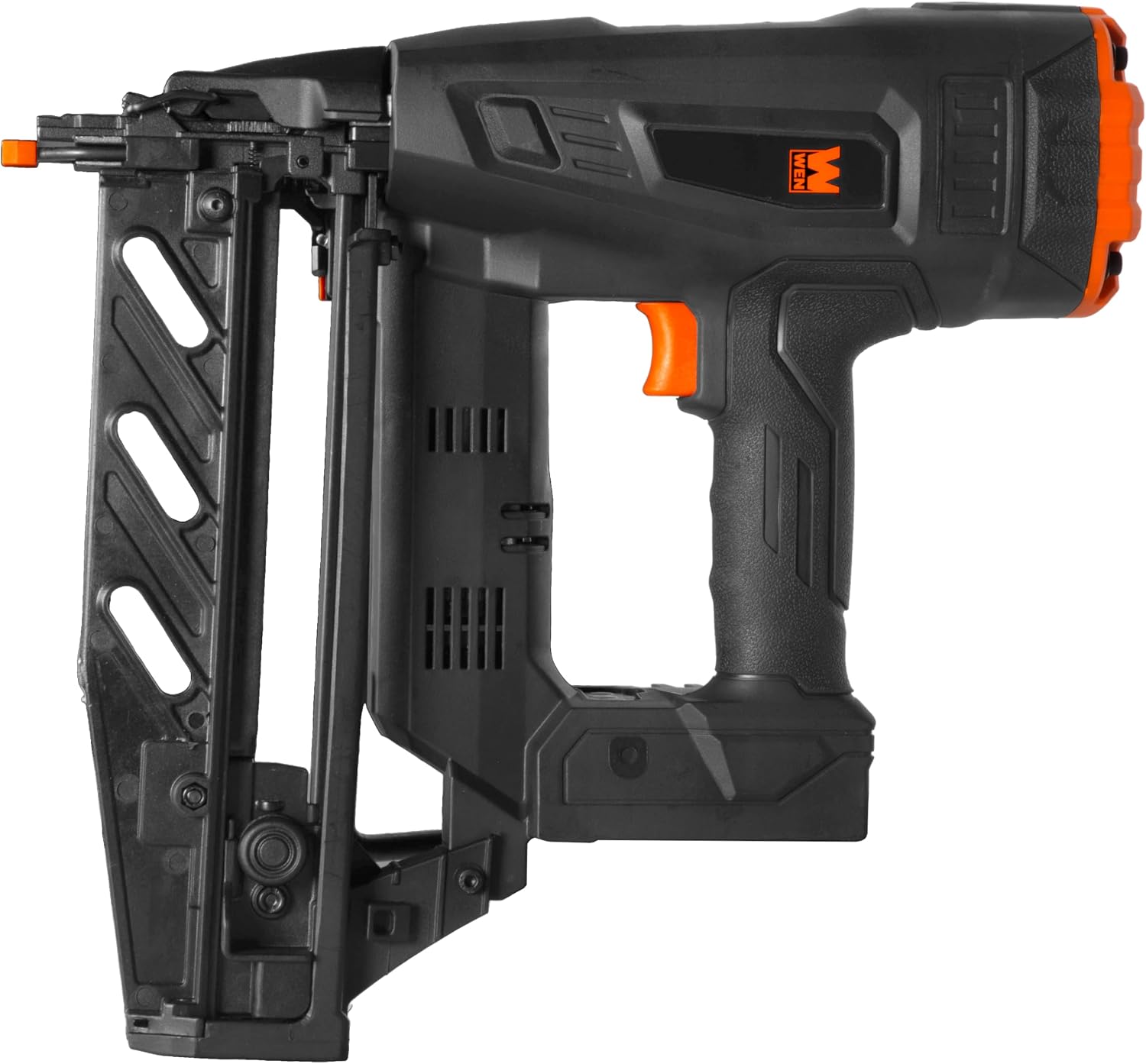 WEN 20V Max Cordless Brushless 16-Gauge Brad Nailer (Tool Only – Battery Not Included) (20516BT)