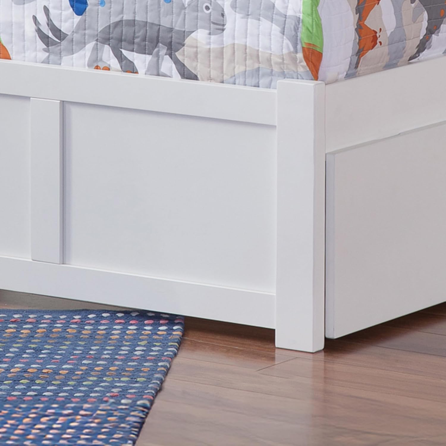 AFI, Nantucket Twin XL Platform Bed with Footboard & Storage Drawers, White