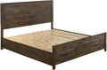 Coaster Home Furnishings Woodmont Farmhouse 5-Piece Bedroom Set Eastern King Size Storage Panel Bed Frame 54-inch Headboard Rustic Golden Brown 222631KE-S5
