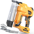 DIYtoolifz 18GA Cordless 2' Brad Nailer Compatible with DeWalt 20V (Tool Only), 2-in-1 Nail & Staple Gun, Tool-Free Jam, Adjustable Depth, 2 Modes with 400 Nails/Staples for Woodworking,Trim,Carpentry