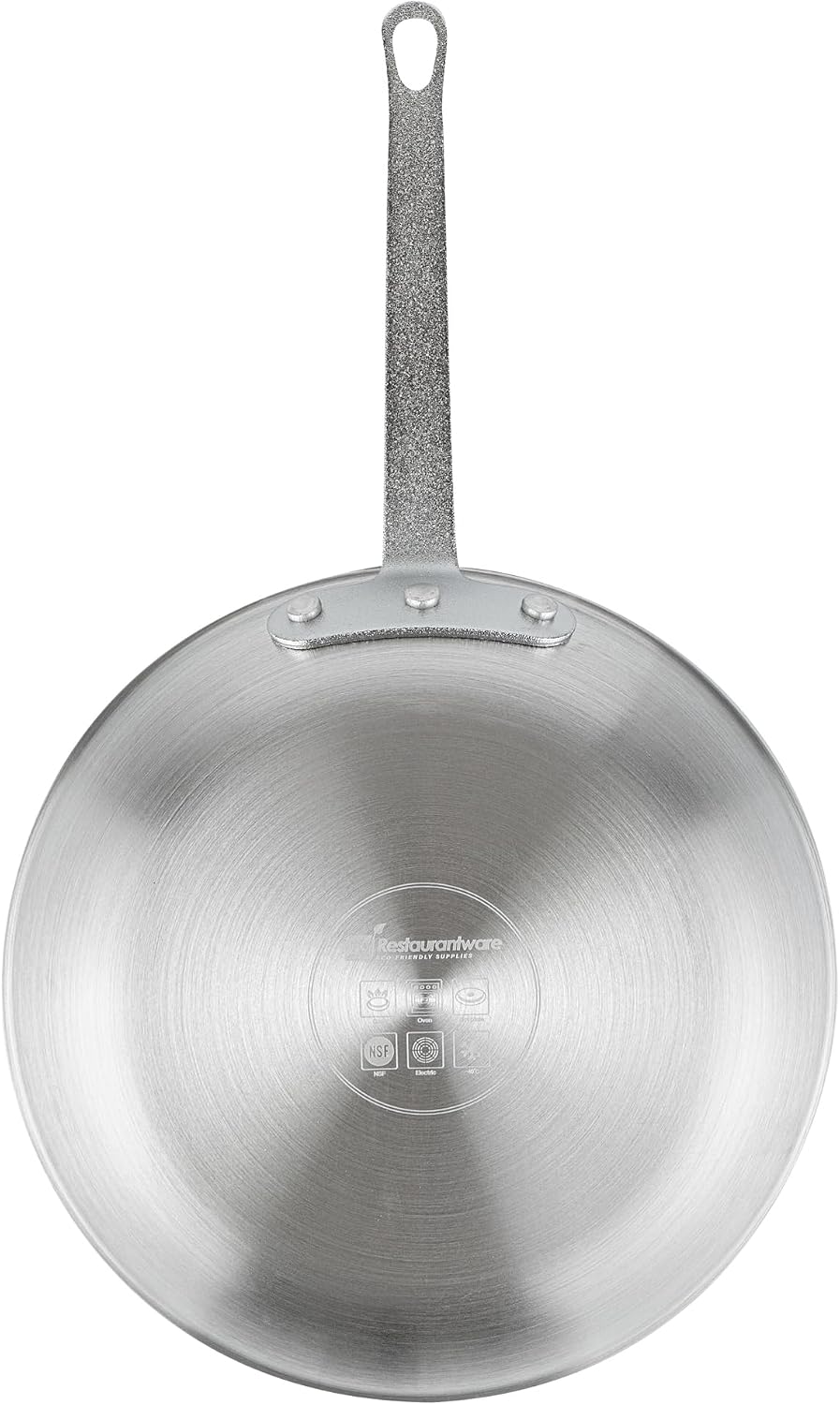 Restaurantware-Met Lux 10 Inch Fry Pans, Set Of 6 No-Stick Frying Pans - Induction-Ready, Triple-Riveted, Black Aluminum Cooking Skillets, Durable, For Searing, Sautéing, And Browning Food