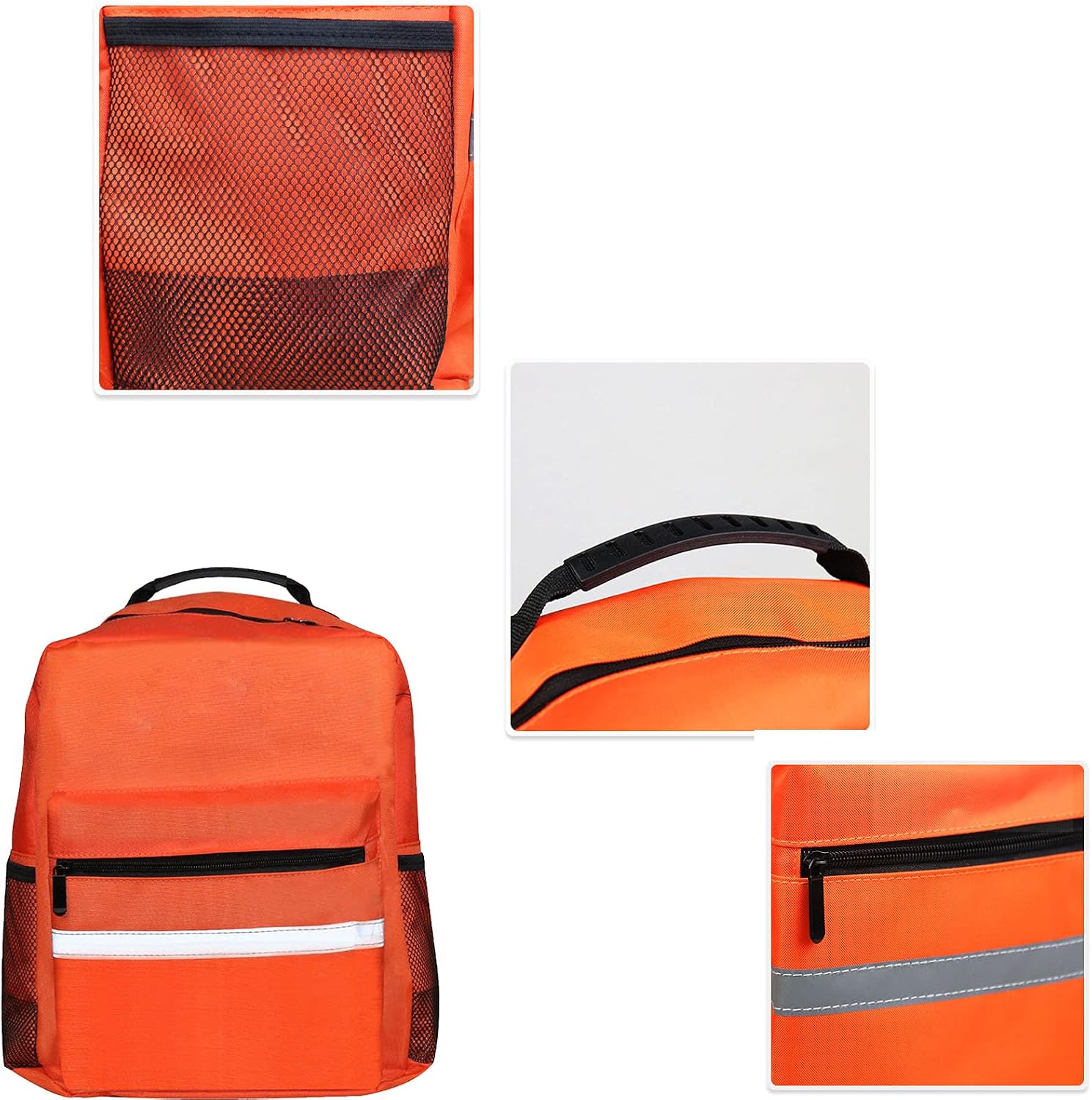 Portable First Aid Kit Bag Empty, Backpack Emergency Pill Medicine Organizer Storage for Family Outdoors Hiking Camping Car Office