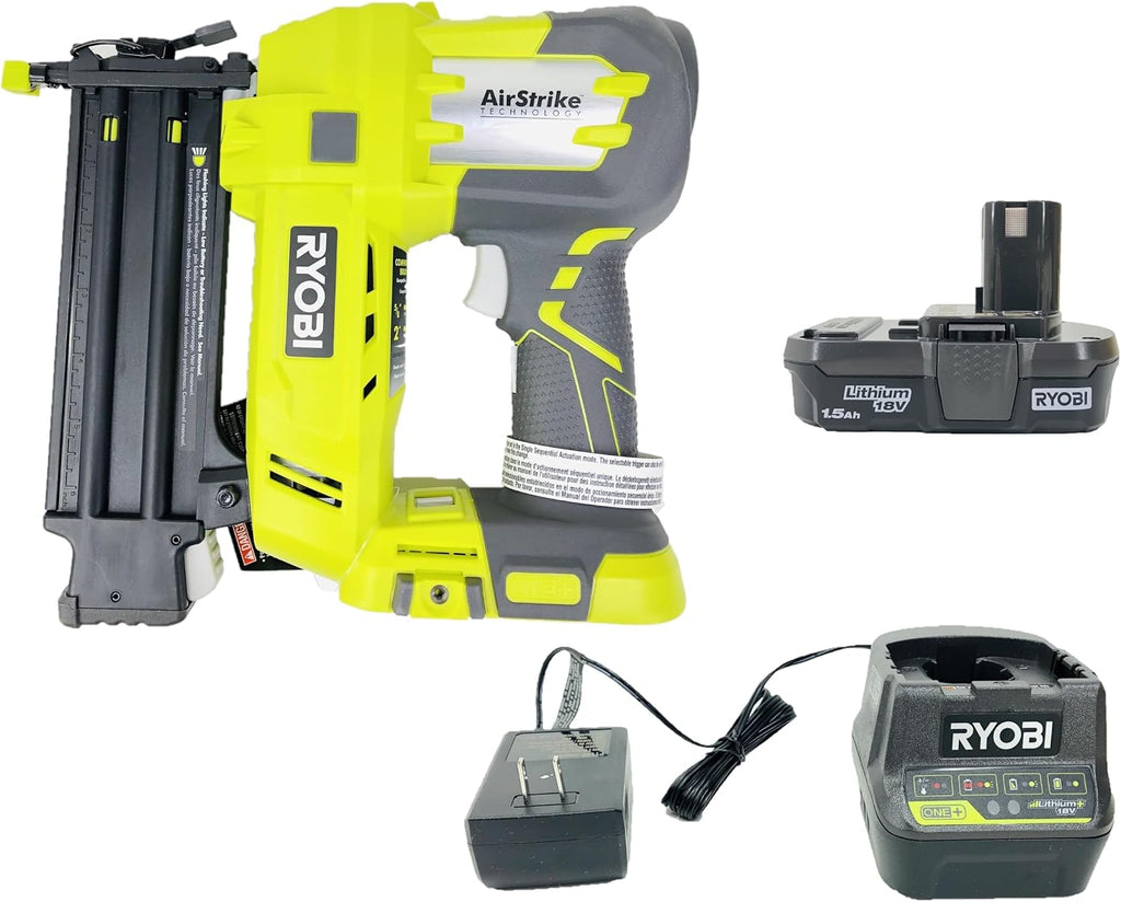 Ryobi One+ 18v Cordless Brad Nailer P320 +Battery & Charger, (Bulk Packaged)