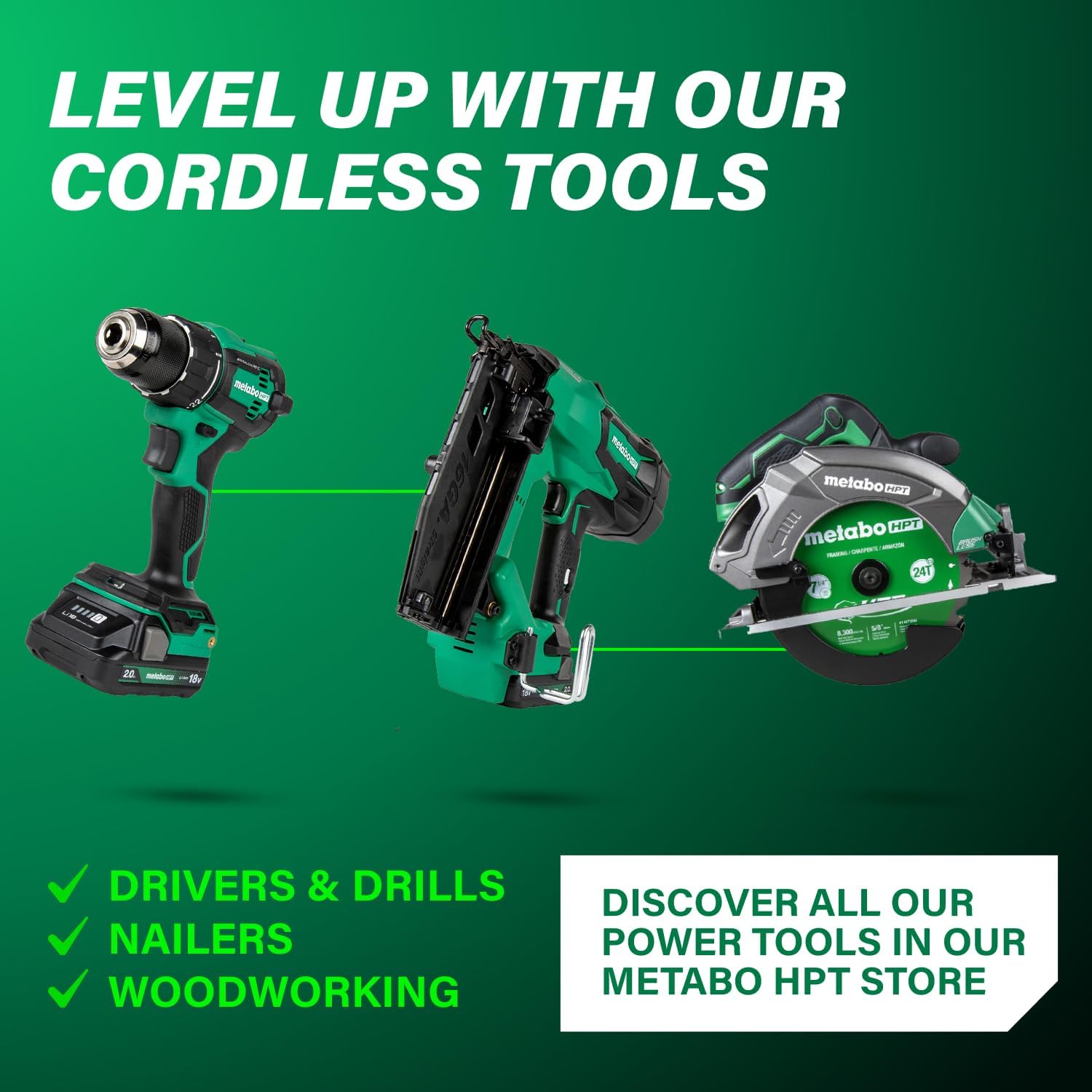 Metabo HPT 36V MultiVolt 2 Gallon Cordless Air Compressor, Portable and Versatile, Ideal for Pneumatic Finish Nailers and Tire Inflation, tool body only EC36DAQ4