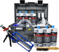 RadonSeal PRO Foundation Crack Repair Kit (30 ft) – Polyurethane Injection Foam for Basement & Concrete Wall Leaks