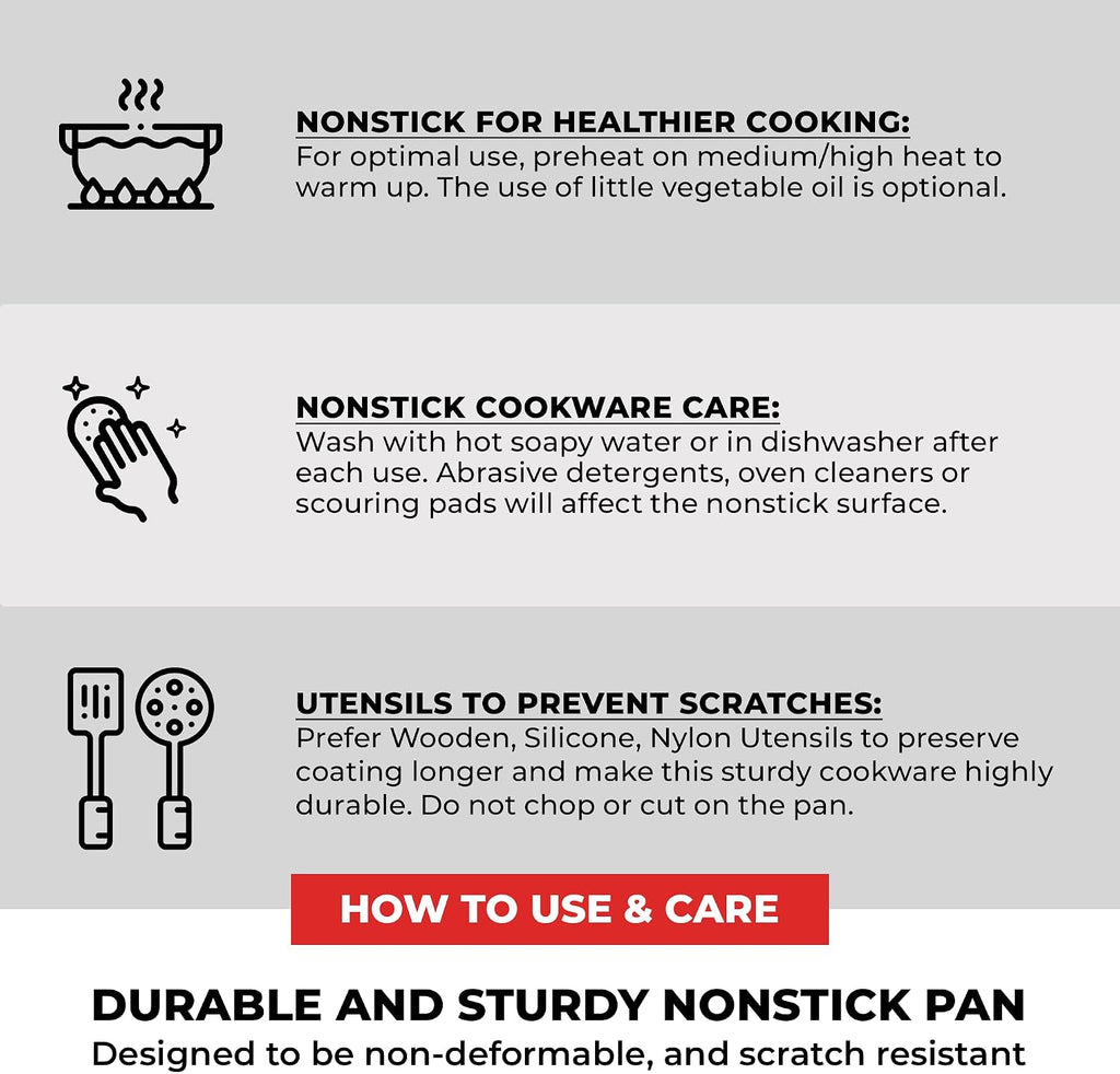 BRA COOKWARE Infinity 3-Piece Nonstick Frying Pan Set | 8, 9.5 & 11 Inch Cast Aluminum Skillet Set | Removable Handle | PFOA/PFAS Free Fry Pans | All Cooktops incl. Induction | Oven Safe Skillets