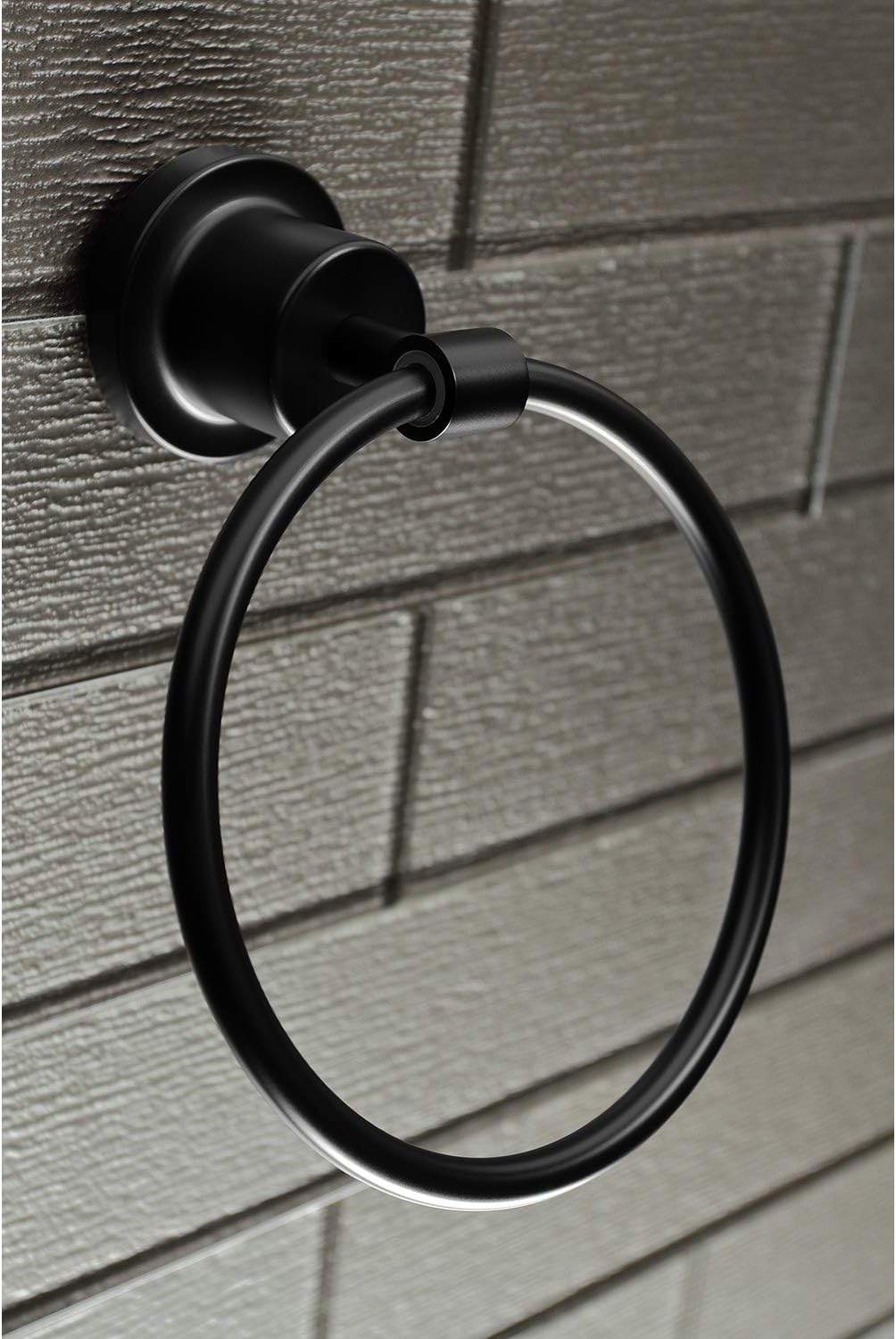 Kingston Brass BAH8213478MB Concord 5-Piece 24-Inch Dual Towel Bar Bathroom Accessory Set in Matte Black