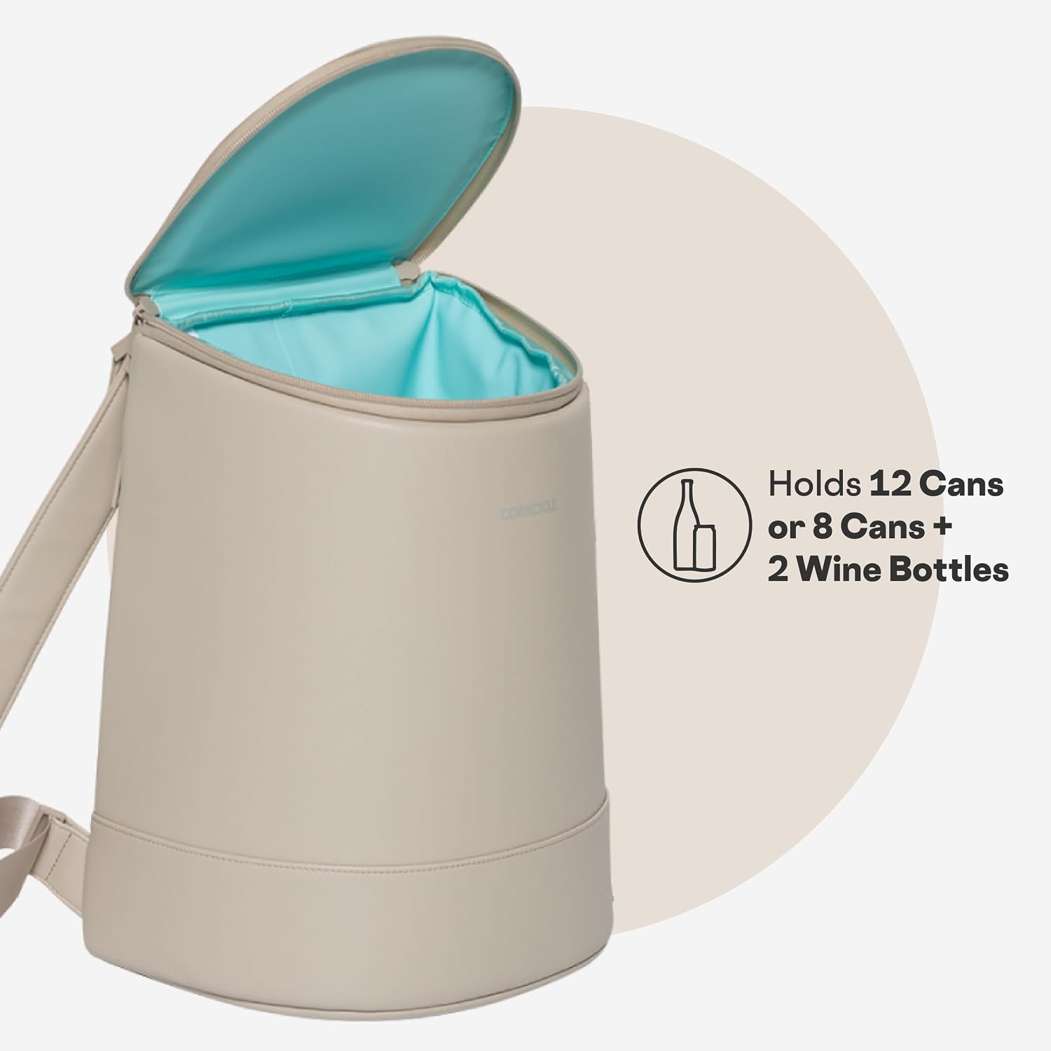 Corkcicle EOLA Cooler Backpack, Waterproof and Leak Proof Insulated Bag, Perfect for Wine, Beer, and Ice Packs