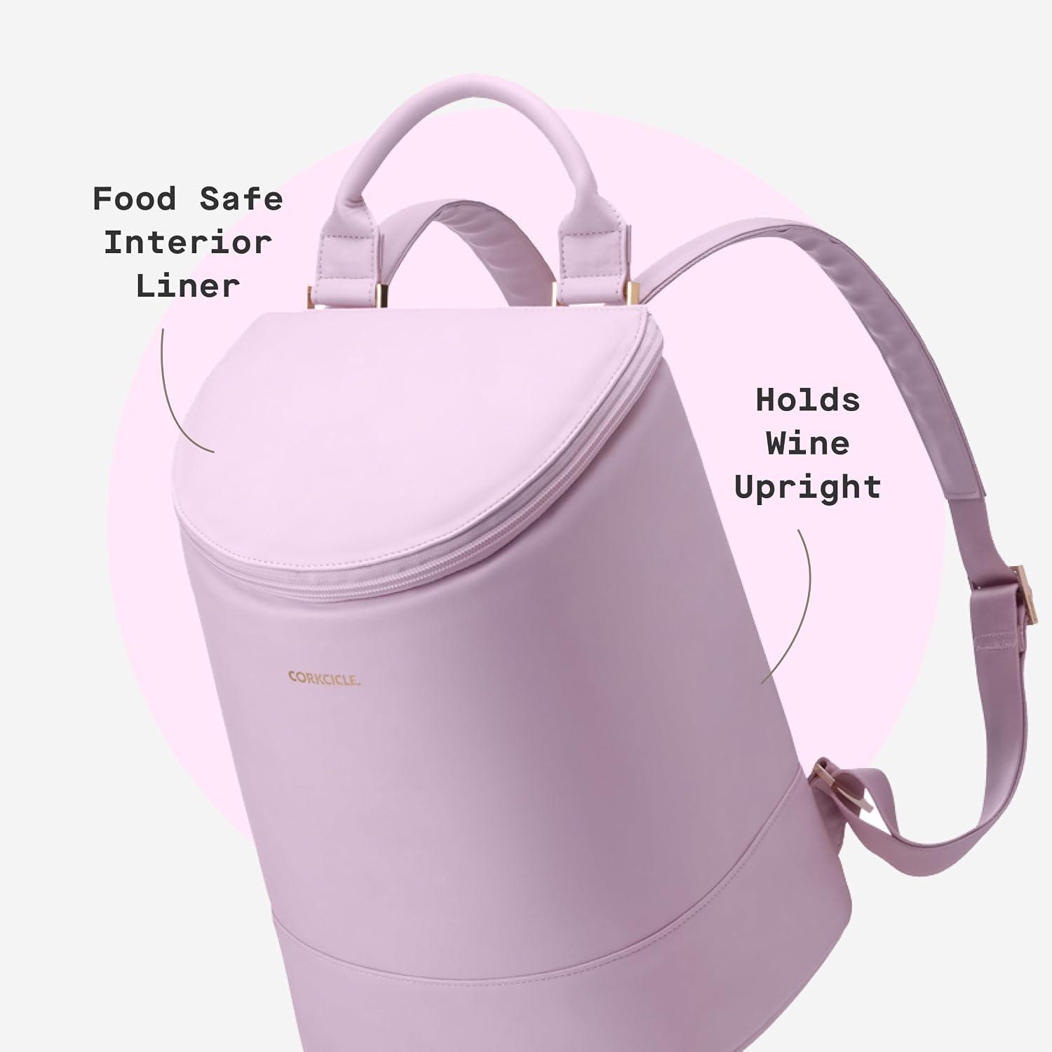 Corkcicle EOLA Cooler Backpack, Waterproof and Leak Proof Insulated Bag, Perfect for Wine, Beer, and Ice Packs