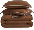 UGG Braid King Size Quilt Set – 3 Piece King Quilt Bedding Set with 2 Shams, Soft Lightweight Bedspread Coverlet for Home & Bedroom, Chestnut Brown (Devon)