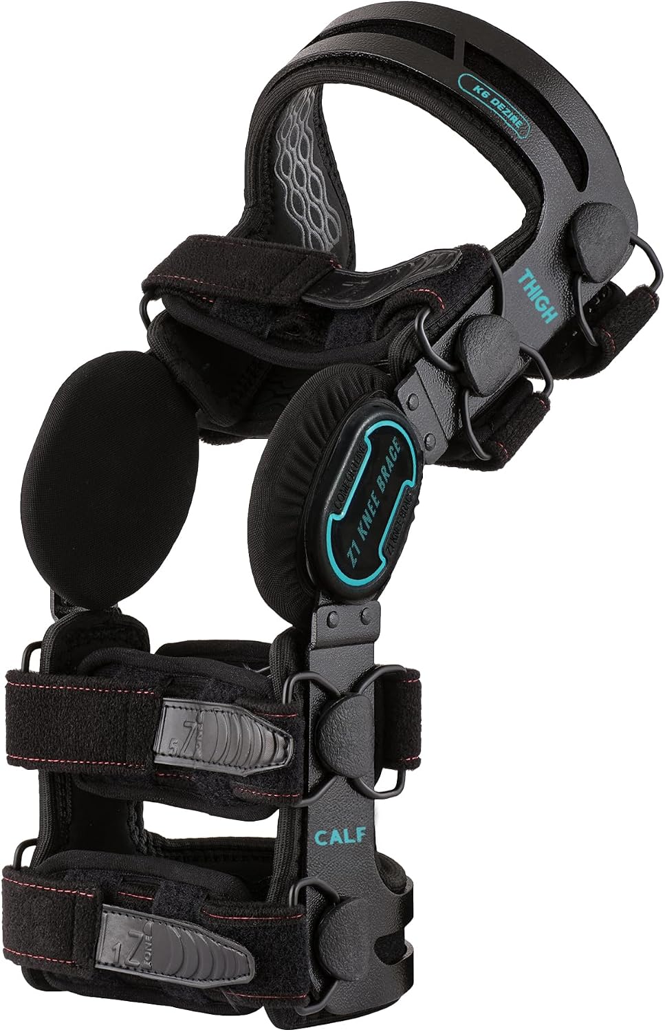 Z ONE Z1 K6 Hinged Unloader Metal Knee Brace for Men and Women - Knee Support for ACL, MCL, LCL, PCL, Sport Injuries, Mild Osteoarthritis, Meniscus Tears - Ideal for Running & Daily Activities (S7)