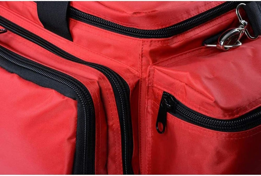 Portable First Aid Bag, Large Capacity Medical Kit Complete Emergency Response Empty Trauma Bag, for Rescue, Nurse, Paramedic Multi Pockets Bag