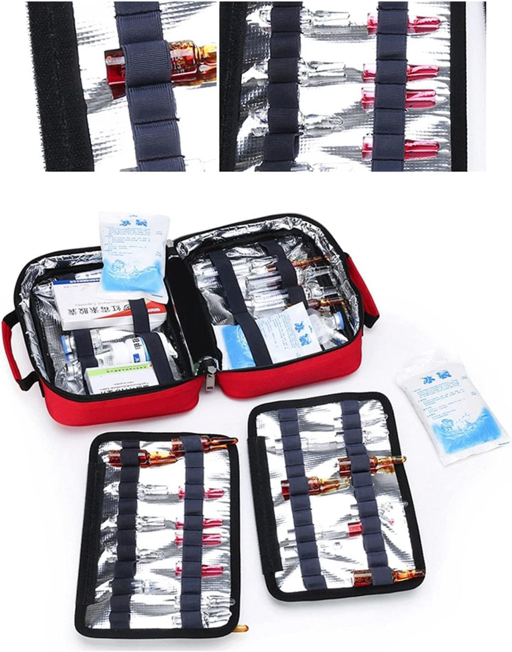 Medical Trauma Bag Empty Portable First Aid Kits Bag Insulation And Refrigeration Emergency Storage Bag Bag Only