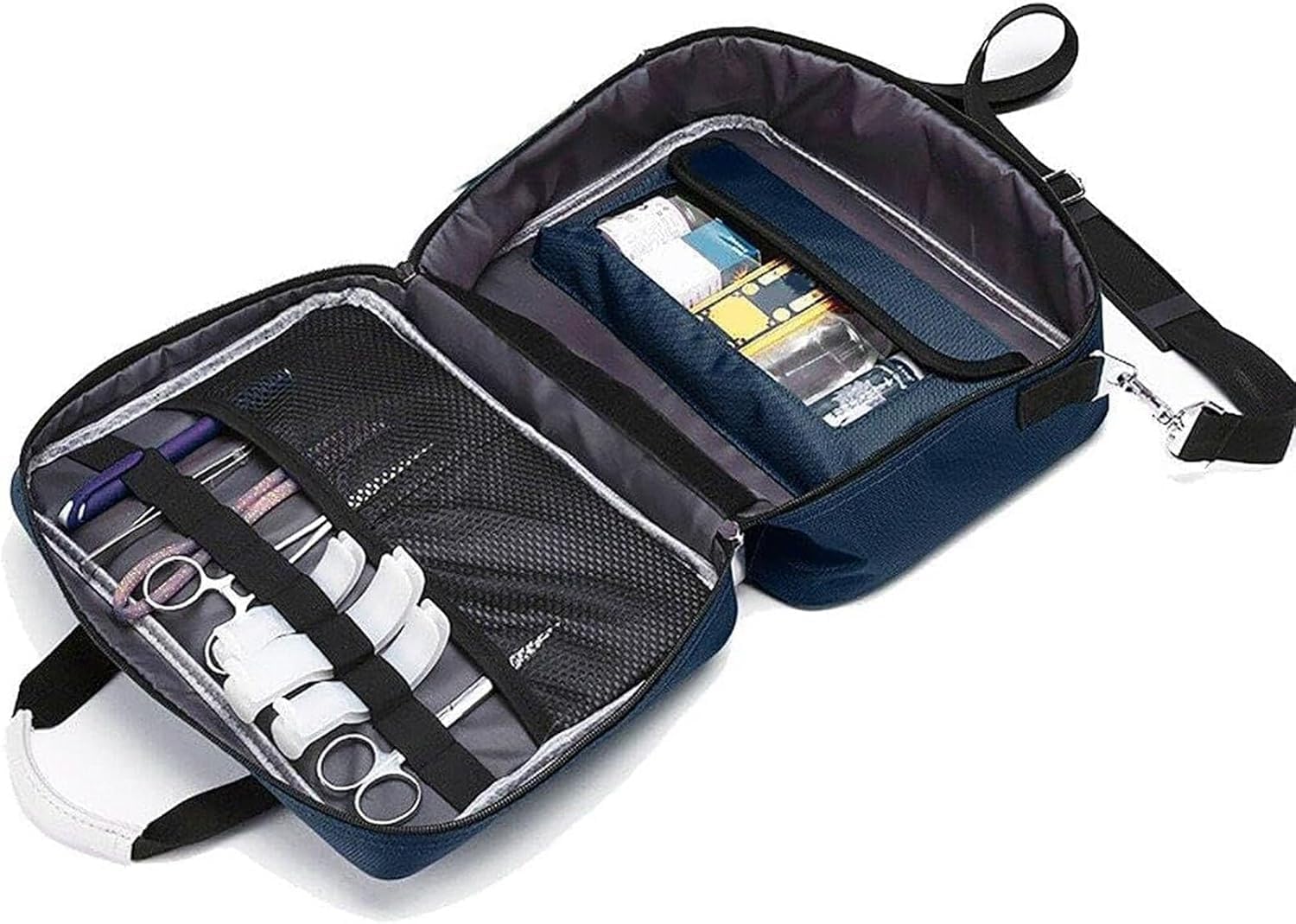 First Responder Bag Empty, Portable Emergency Medical Kit,Waterproof Medicine Storage Bag