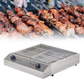Electric Table Top Griddle Electric Portable BBQ Barbecue Grill Indoor Cooking Grill with Water Filled Drip Tray Temperature Control Kebab Grill,D282