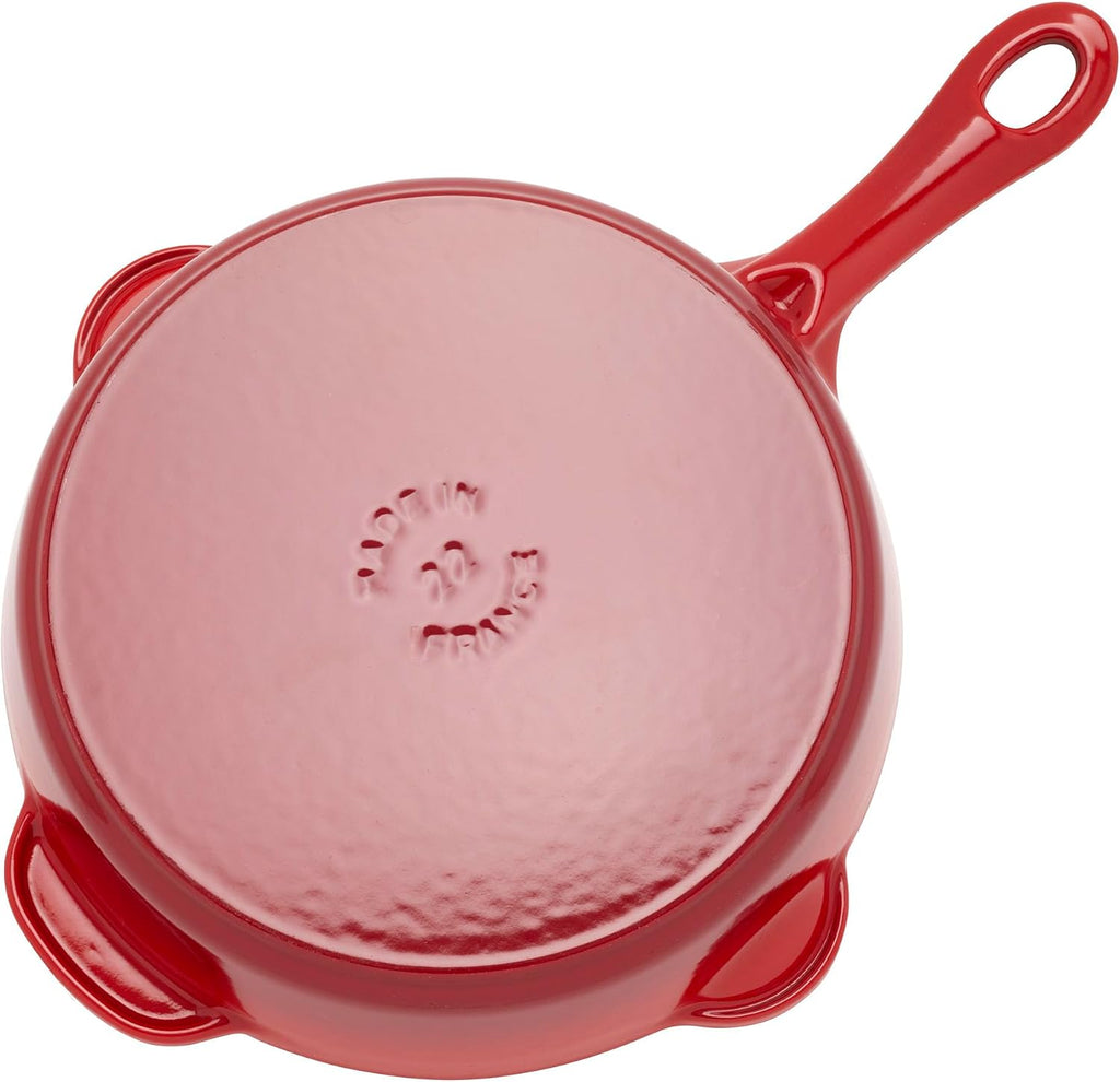 STAUB Cast Iron 8.5-inch Traditional Deep Skillet - Cherry