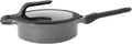 Berghoff GEM Non-stick Sauté Pan 10' 3.5qt., Stay-cool, Detachable Handle, Glass Lid, Ferno-Green, Non-Toxic Coating, Induction Cooktop Ready