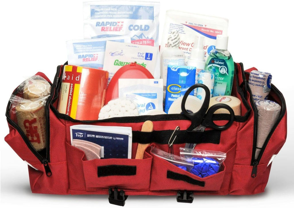MFASCO Indoor Sports First Aid Kit - Complete Emergency Medical Supplies for Indoor Sports and Recreation - Athlete Health, Injury Response Equipment for Coaches, Players, and Teams