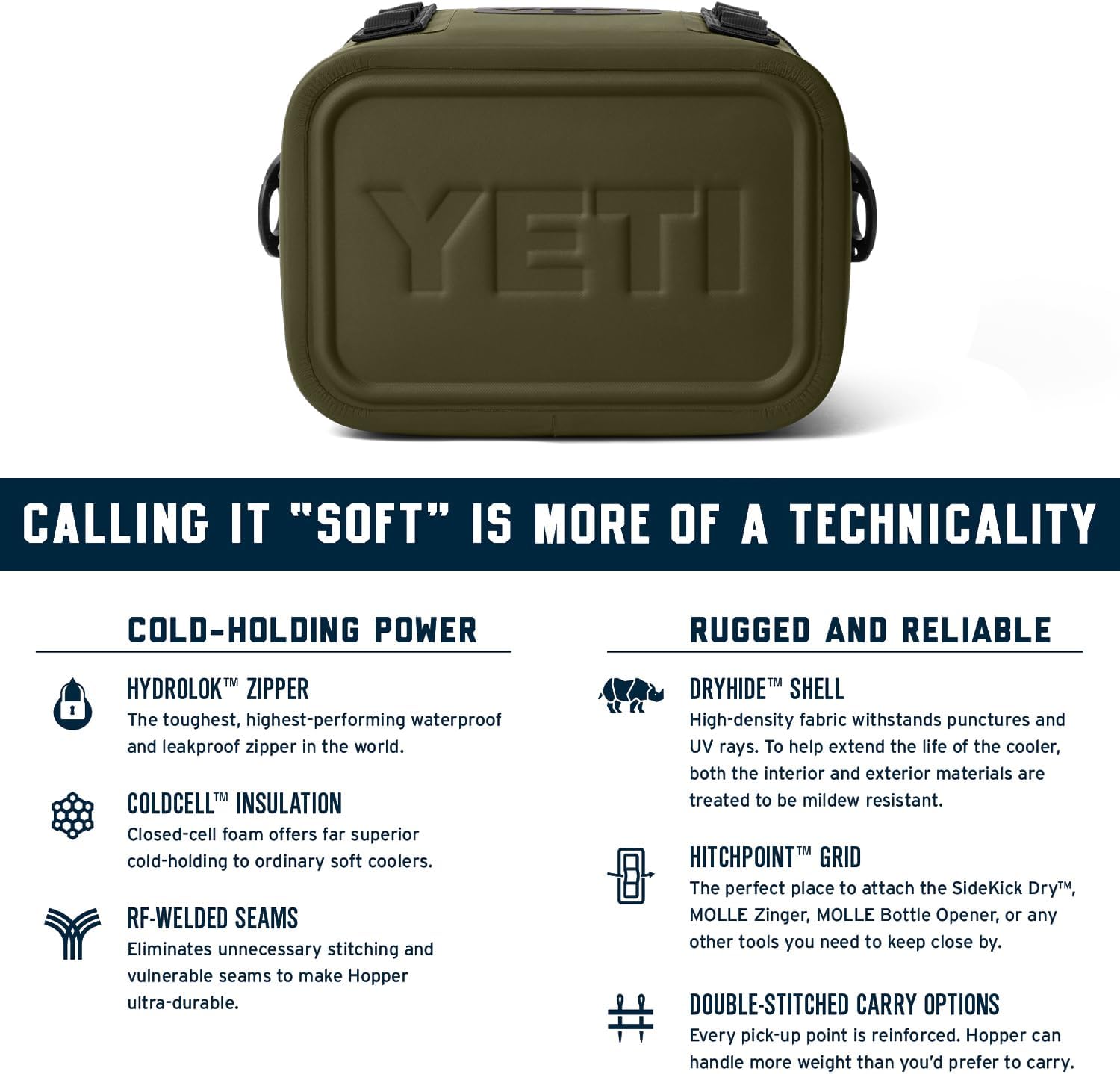 YETI Hopper Flip 8 Portable Soft Cooler