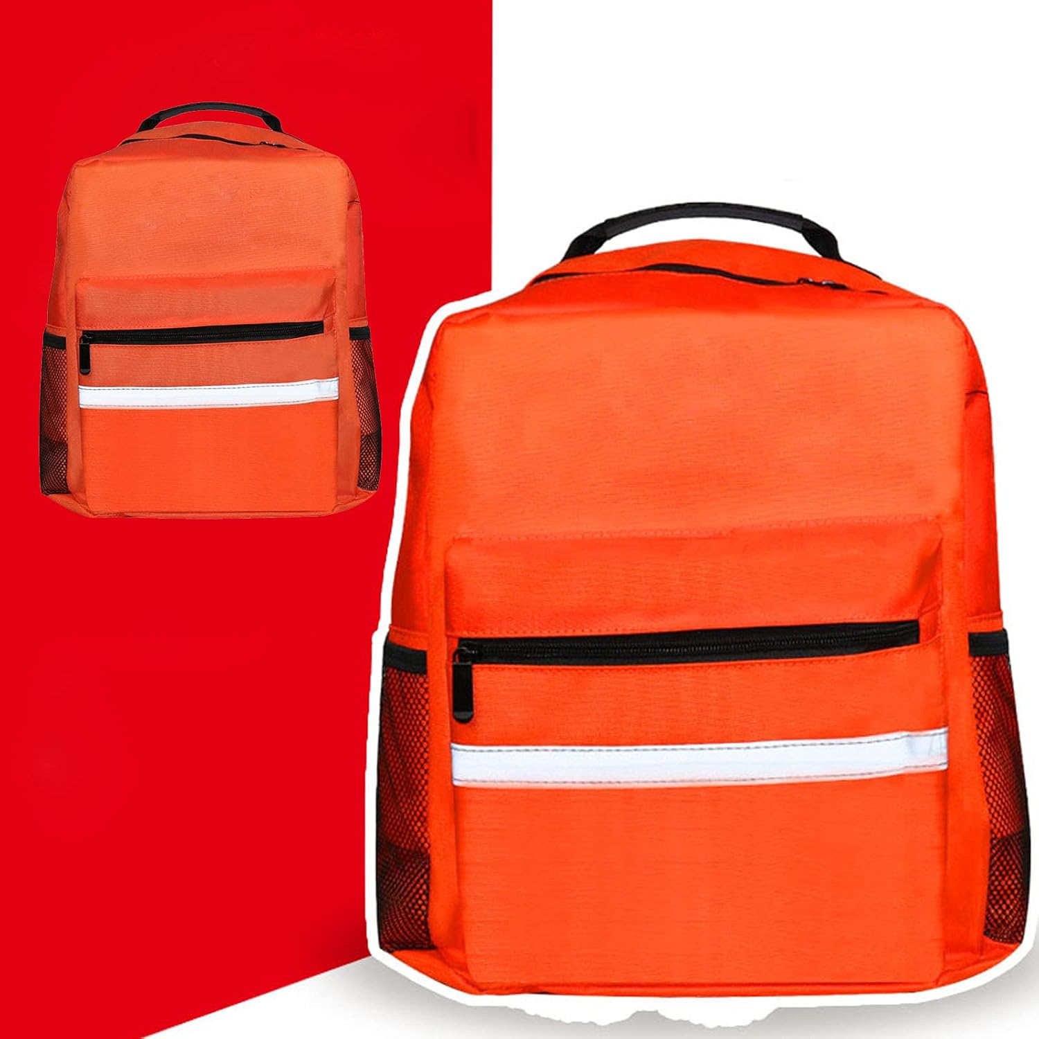 Portable First Aid Kit Bag Empty, Backpack Emergency Pill Medicine Organizer Storage for Family Outdoors Hiking Camping Car Office
