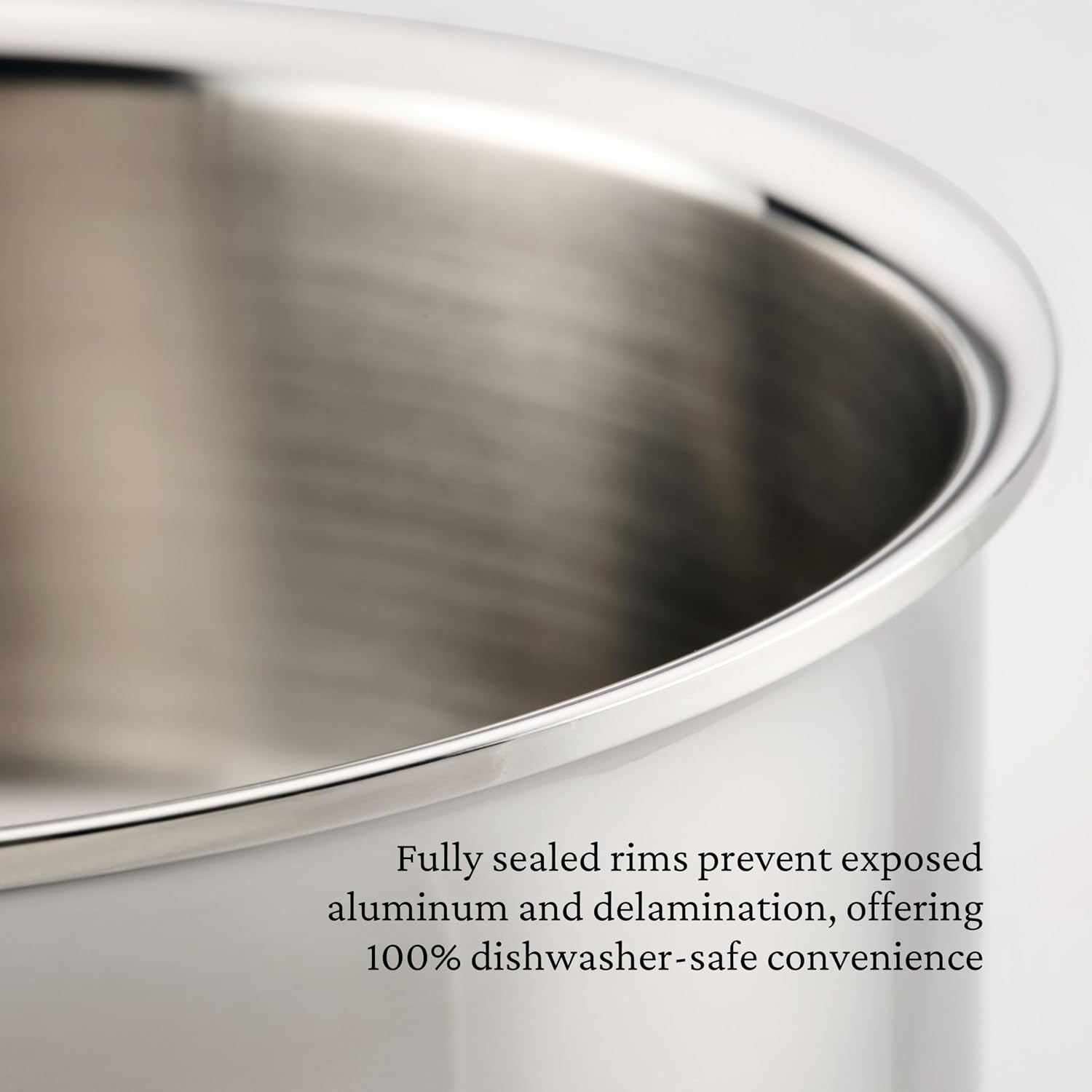 Hestan ProBond Luxe 3.5-Quart Sauté Pan with Lid, Professional Clad Stainless, ProCore Tri-Ply Clad Construction, Polished Exterior, Induction & Oven Safe