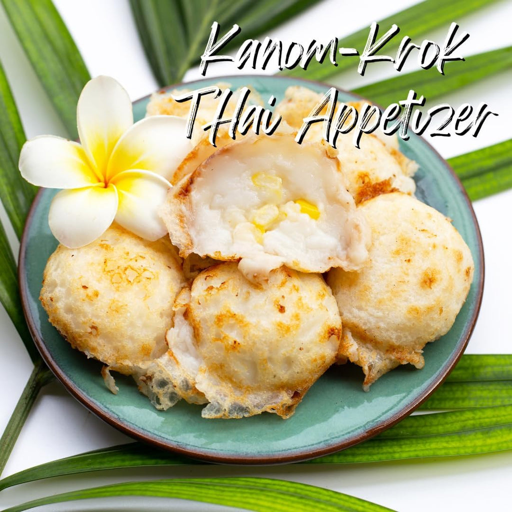 Kanom Krok Thai Coconut Pancake Pan, Takoyaki Maker, Heavy 28 Holes Cast Iron Grill pan Combination Thai Cooking Equipment
