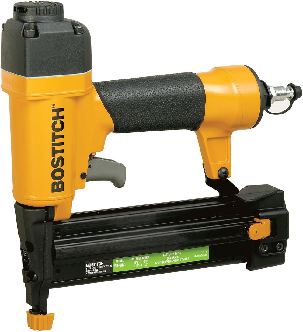 Factory-Reconditioned BOSTITCH U/SB-2IN1 2-In-1 Narrow Crown Stapler/18-Gauge Brad Nailer