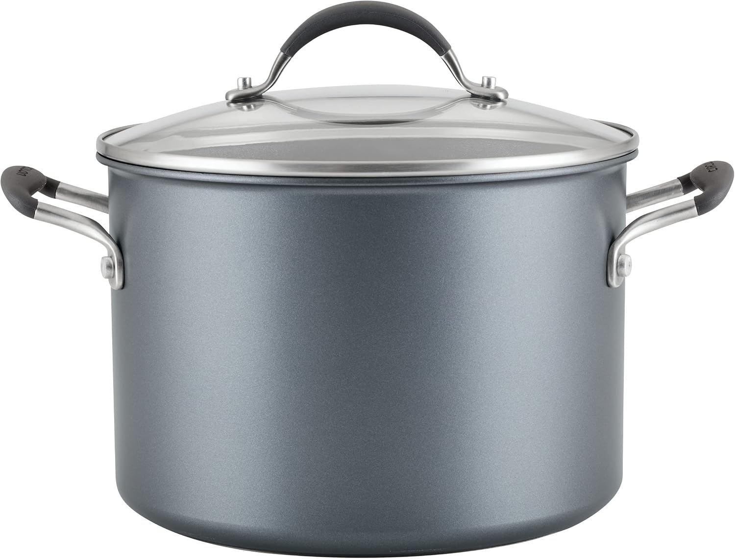 Circulon A1 Series with ScratchDefense Nonstick Induction Cookware, Stockpot with Lid, Pasta Pot, Kitchen Essentials, 8-Quart, Graphite