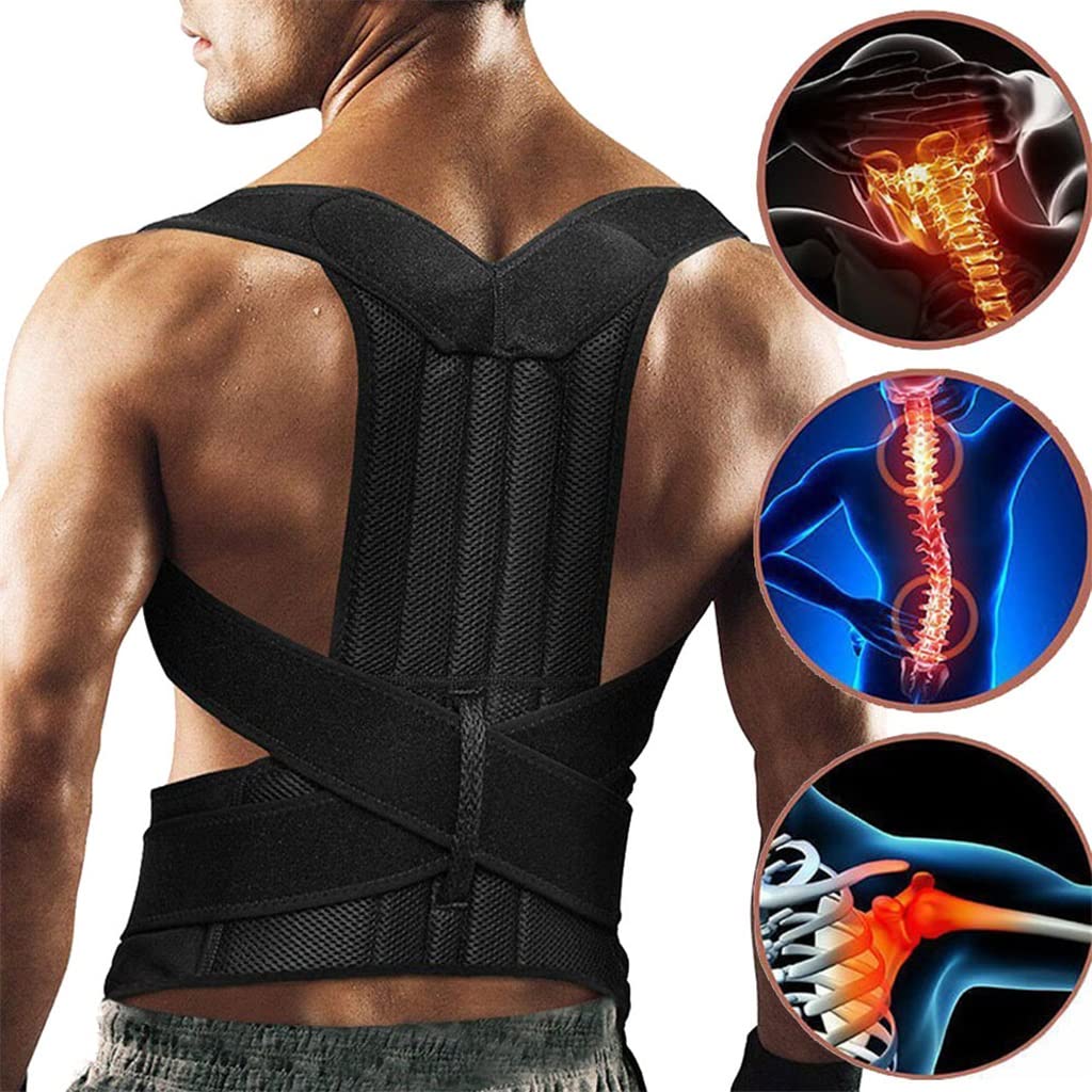 Adjustable Posture Corrector Back Support Shoulder Brace Correction Spine Postural Fixer Tape