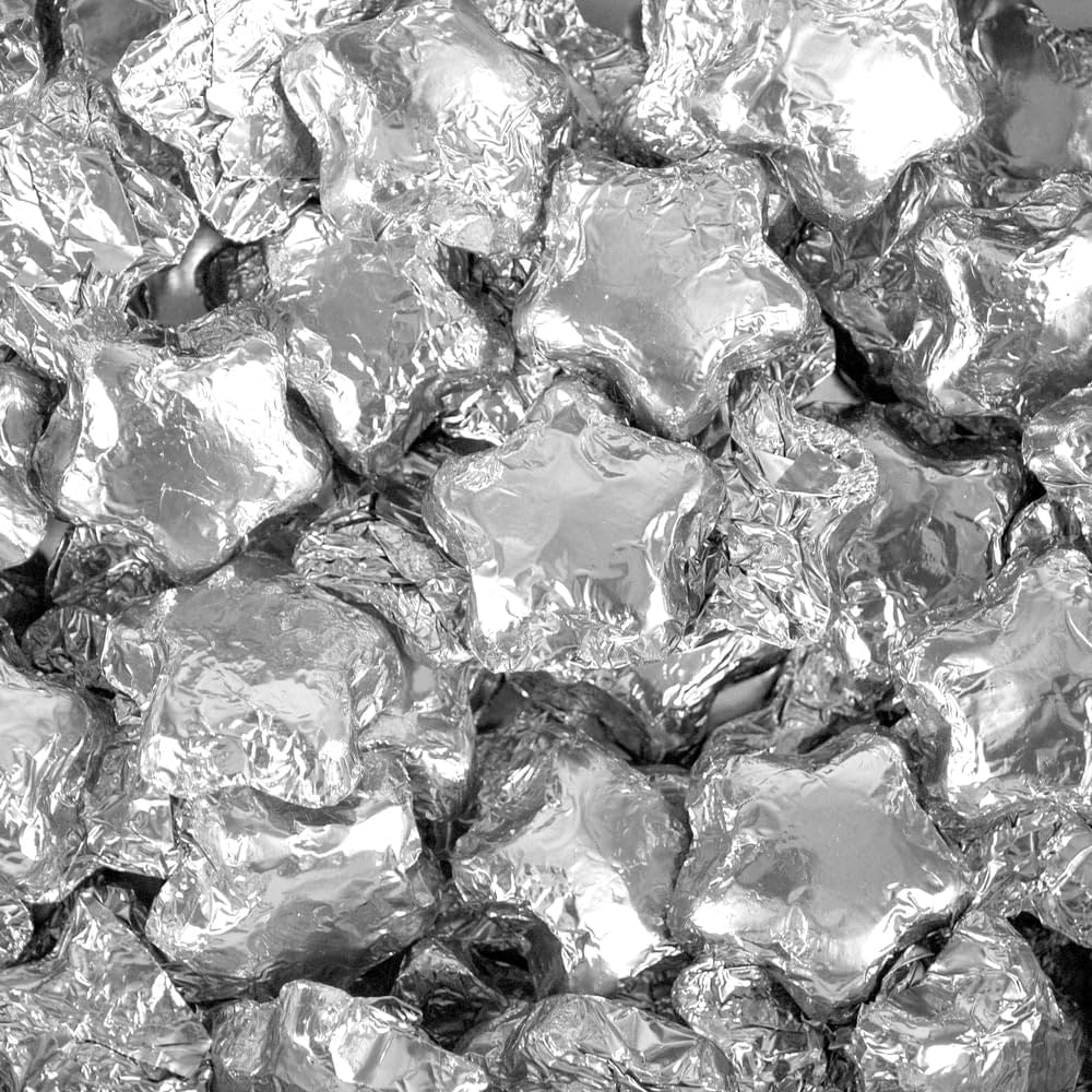 Silver Deluxe Bulk Candy Buffet Mix Including Chocolates, Buttermints & More Wrapped Assorted Treats - Ideal For Dessert Tables And Party Displays (9.5lbs)