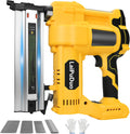 Cordless Brad Nailer Compatible with Dewalt 20V Battery, RexLeLXB 2-in-1 Pneumatic Staple Gun Nail Gun with 800 Nails, 18GA Staple Gun for Wood Working, Framing, Furniture & Upholstery Projects