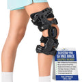 EasyStrap Pro OA Unloader Knee Brace - Adjustable Hinged Osteoarthritis Support for Bone on Bone Knee Pain, Meniscus Tears & Cartilage Damage L1843 L1851 (RIGHT LEG)