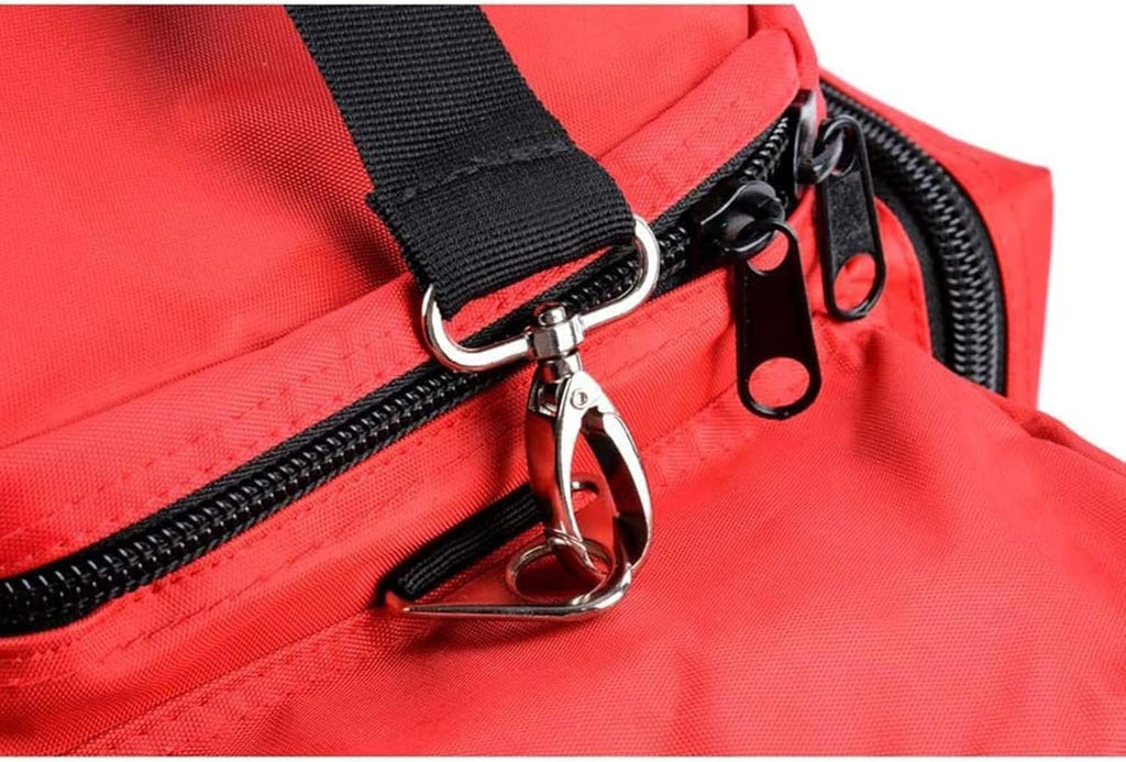 Portable First Aid Bag, Large Capacity Medical Kit Complete Emergency Response Empty Trauma Bag, for Rescue, Nurse, Paramedic Multi Pockets Bag