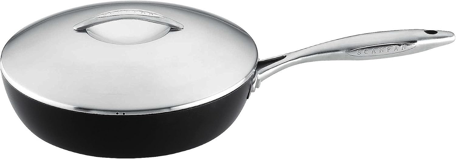 Scanpan Professional Covered Saute Pan 10.25-Inch by 2.75 QT
