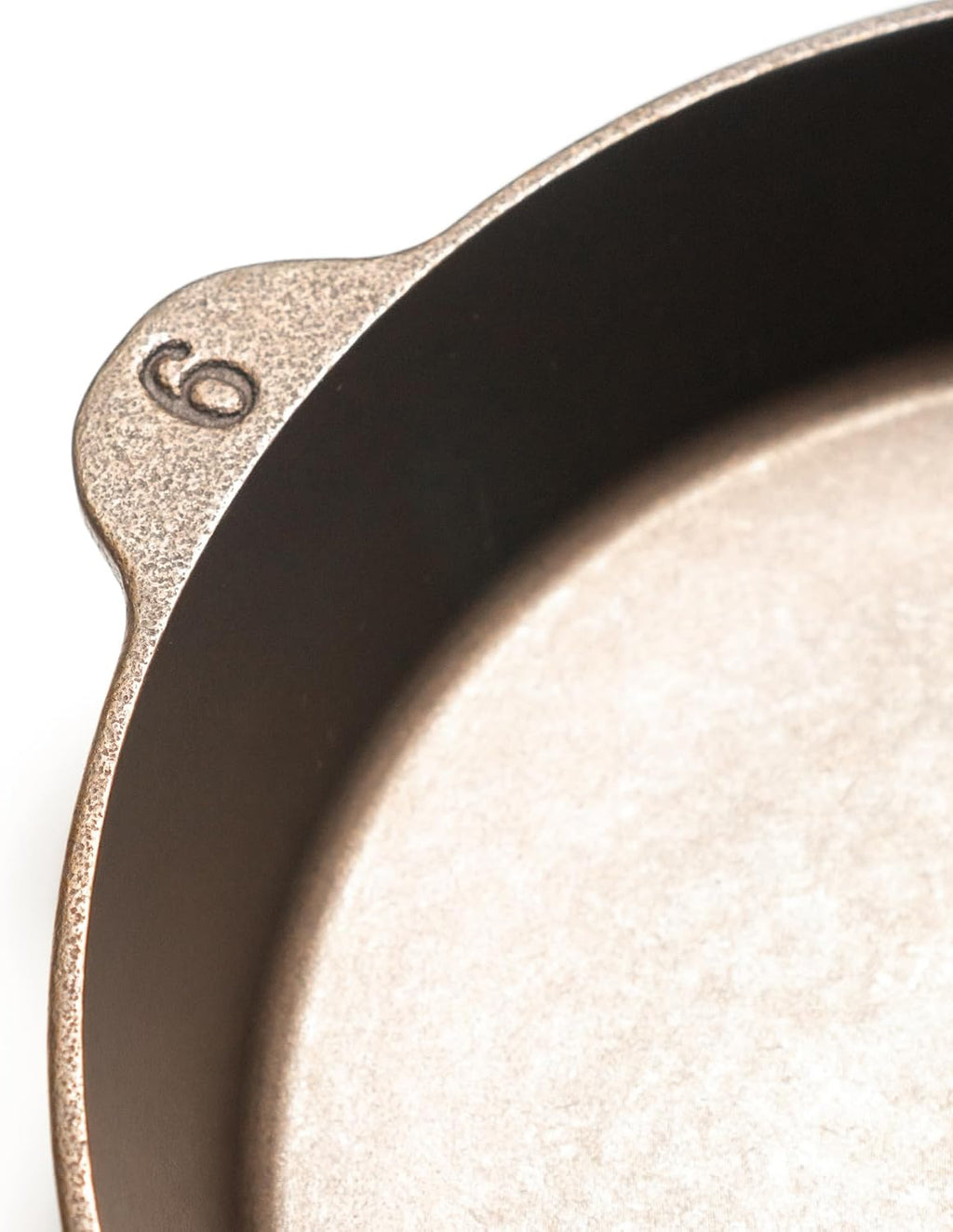 Lancaster Cast Iron No. 6 skillet - 8 3/4 inch diameter Pre-seasoned Frying Pan, Made in USA