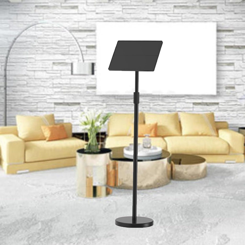 Multi-Purpose Book Holder,Music Sheet Stand,Floor with Removable Tray,Adjustable to 143cm, for Scores Tablet Laptop