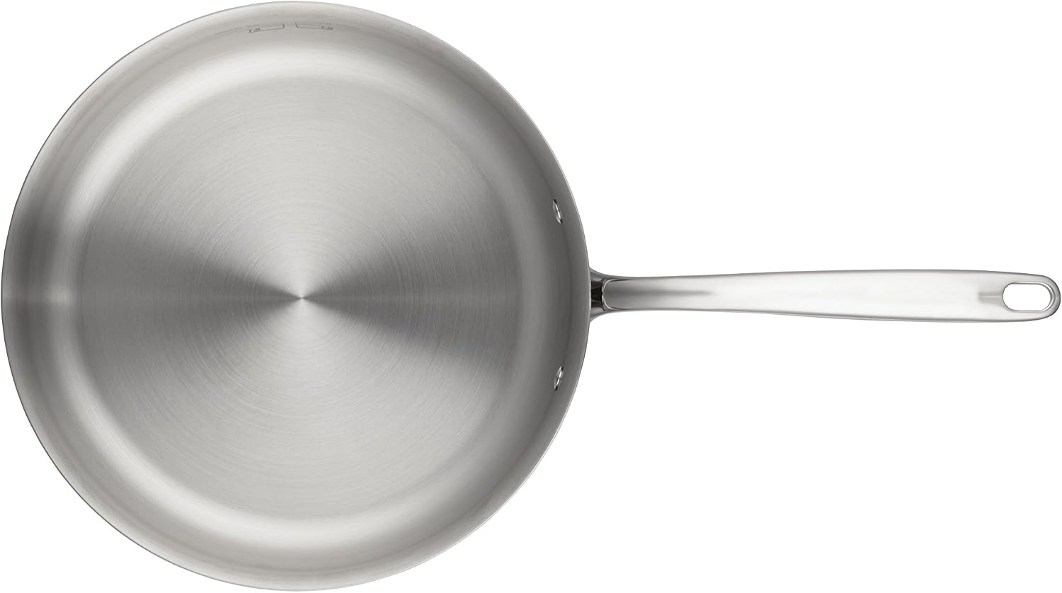 Breville Clad Stainless Steel Saute Pan / Frying Pan / Fry Pan with Lid - 3.5 Quart, Silver