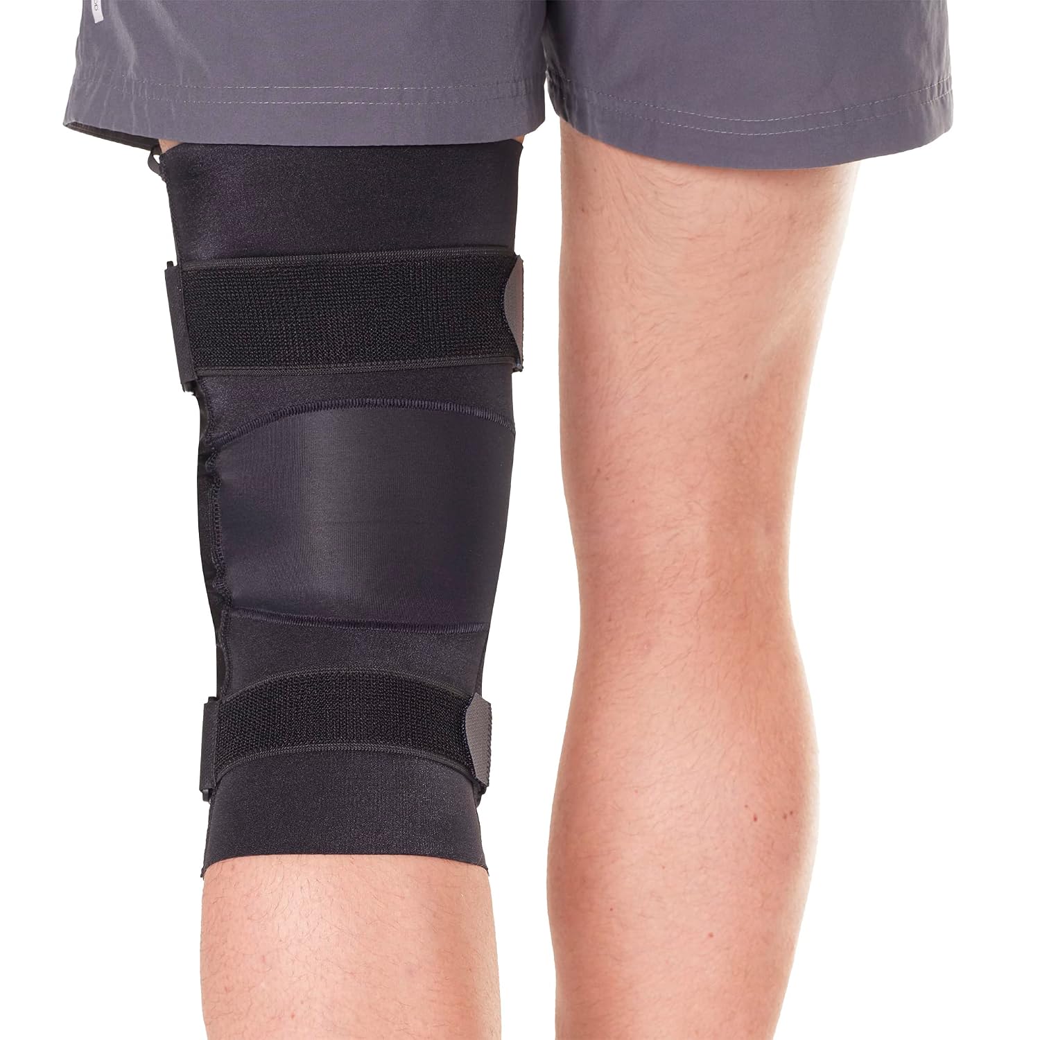 BioSkin Hinged Knee Brace - Compression Knee Sleeve with Hinge for ACL, MCL, Meniscus & General Knee Pain (Large)