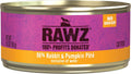 Rawz Natural Premium Pate Canned Cat Wet Food - Made with Real Meat Ingredients No BPA or Gums - 5.5oz Cans 24 Count (Rabbit & Pumpkin)