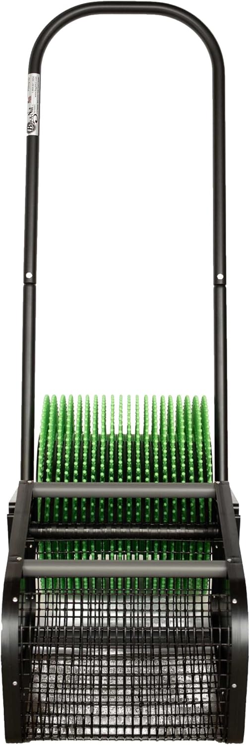Bag-A-Nut 12' Push Large Acorn Harvester - Nut Picker Upper - (for Nuts 3/8' to 1 1/4') (A5010) - Weight Brackets Included