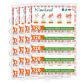 NineLeaf 120 Pcs Lever Wire Connectors Kit, 1/2/3/4/5 Port Combination, Push-in Electrical Wire Nuts AWG 28–12, Reusable Transparent Quick Connectors with Voltage Test Hole,20 Set