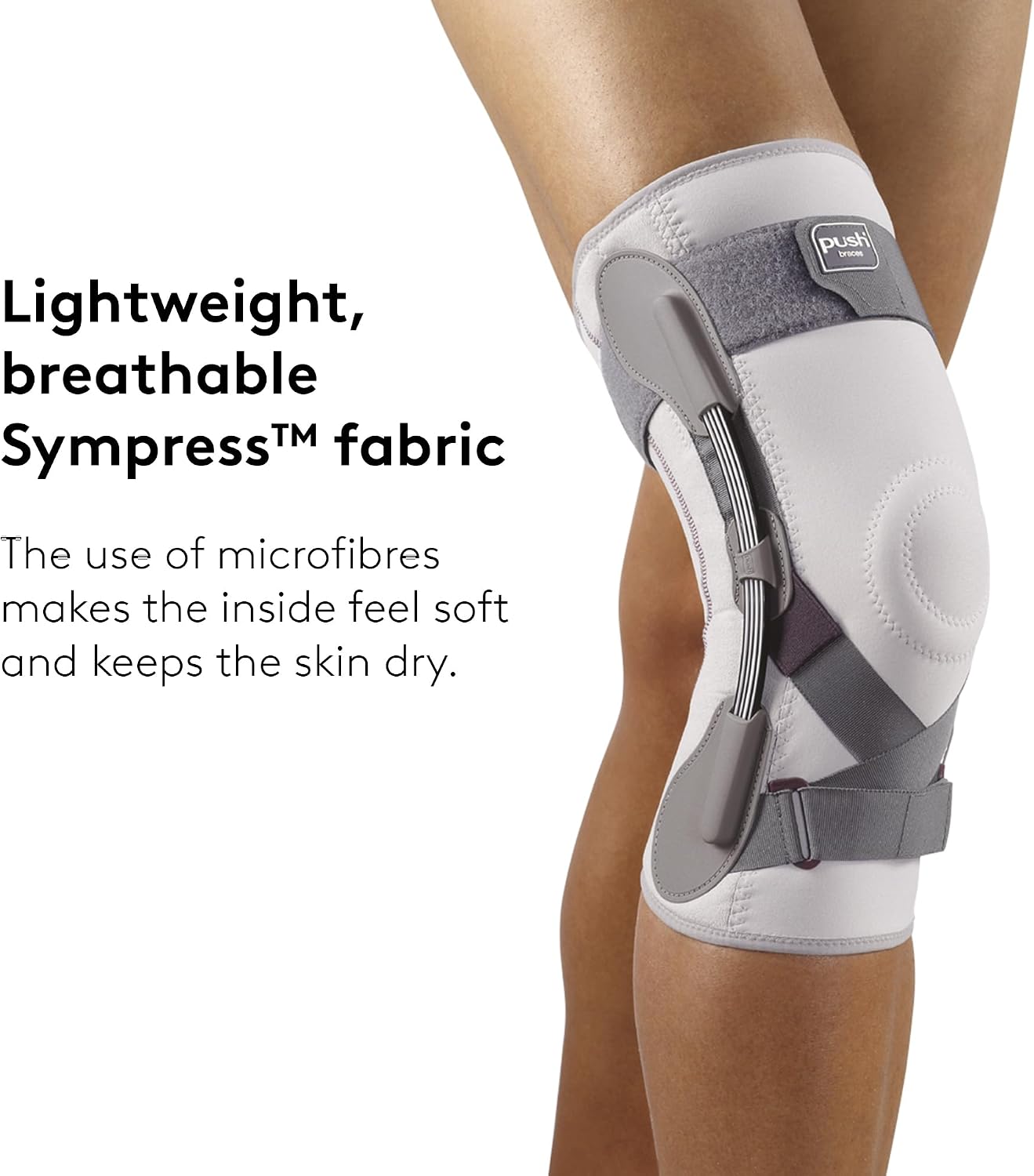PUSH med Knee Brace - Optimal Knee Stabilization, Less Bulk (Size 5)